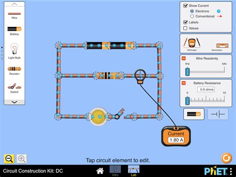 circuit game|Circuit Construction Kit: DC .